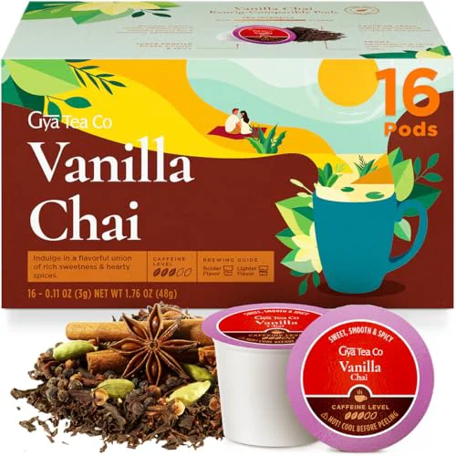 Quality Vanilla Chai Tea Pod 16 Count Crafted
