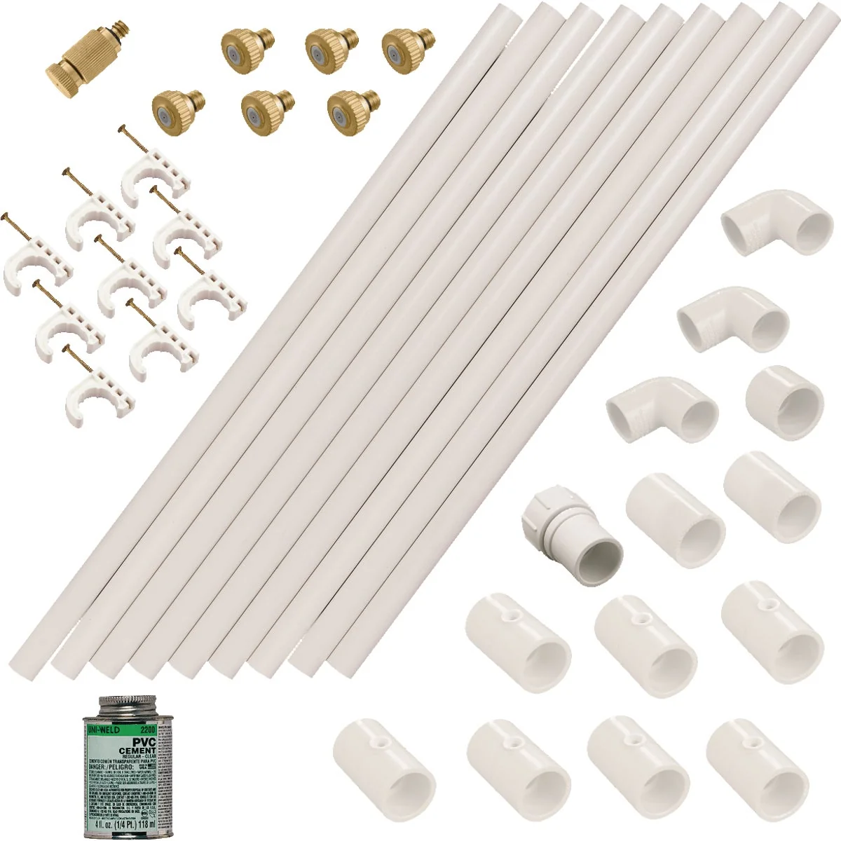 Advanced Orbit Az Mist 1 2 In. x 12 Ft. PVC Outdoor Misting Kit Flexible