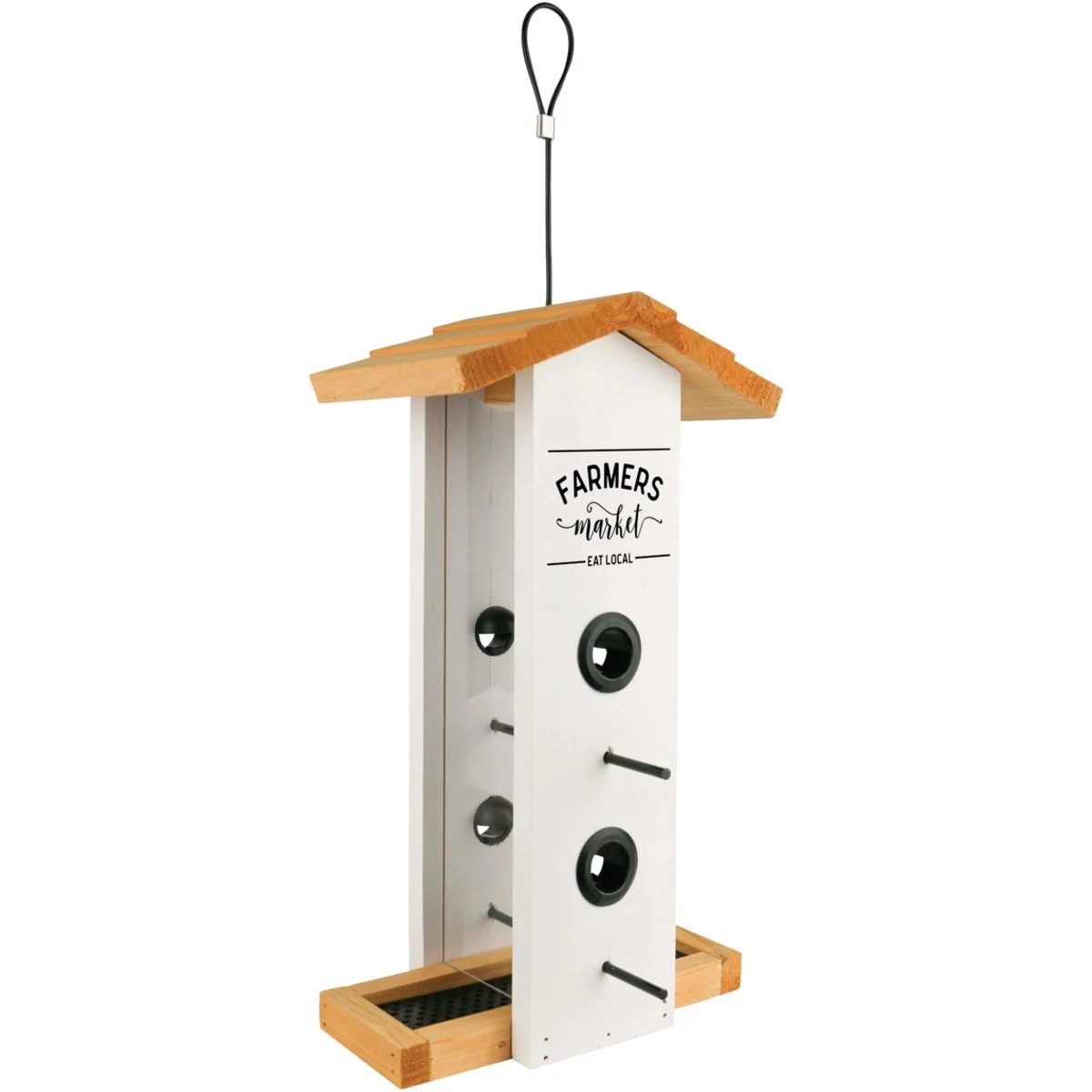 Stylish Nature’s Way Farmhouse Cedar 1.5 Qt. Vertical Hopper Bird Feeder Optimized