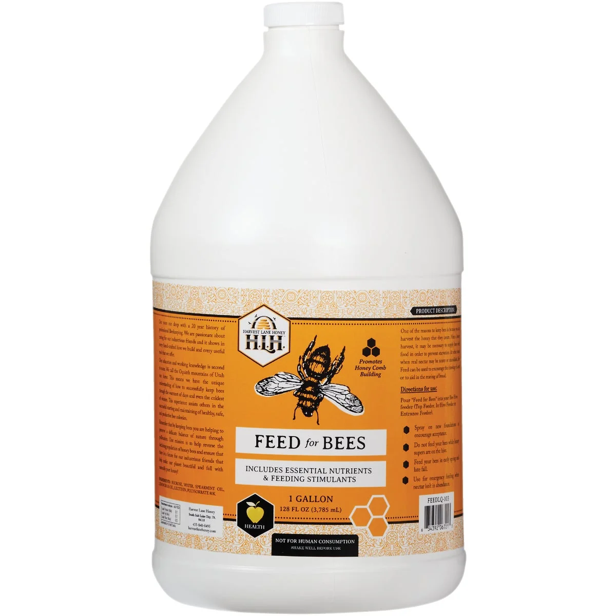 Prestigious Harvest Lane Honey 1 Gal. Liquid Bee Feed Natural
