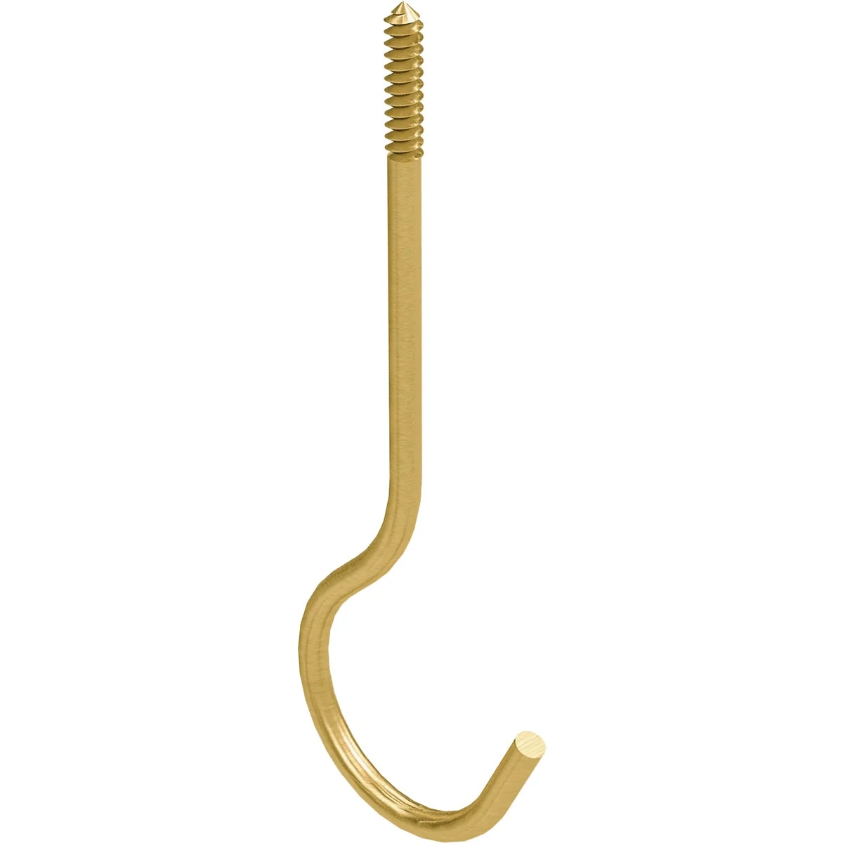 Solid National 6 In. Brass Ceiling Hook Lightweight