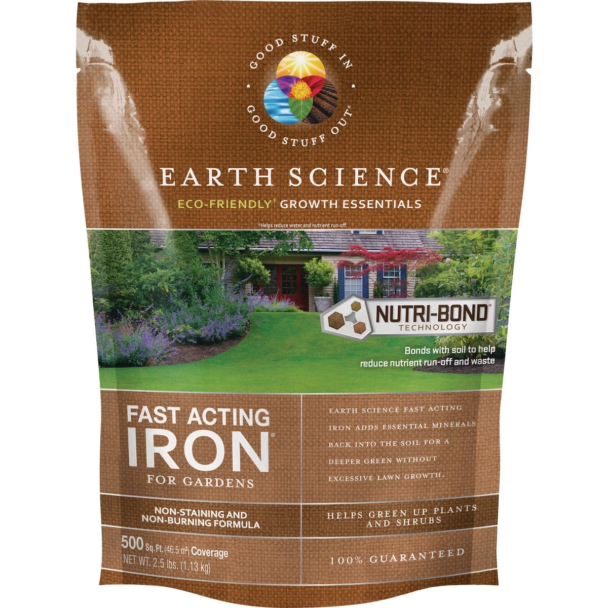 Outstanding Earth Science Fast Acting 2.5 Lb. 1250 Sq. Ft. Coverage Iron Soil Acidifier Casual