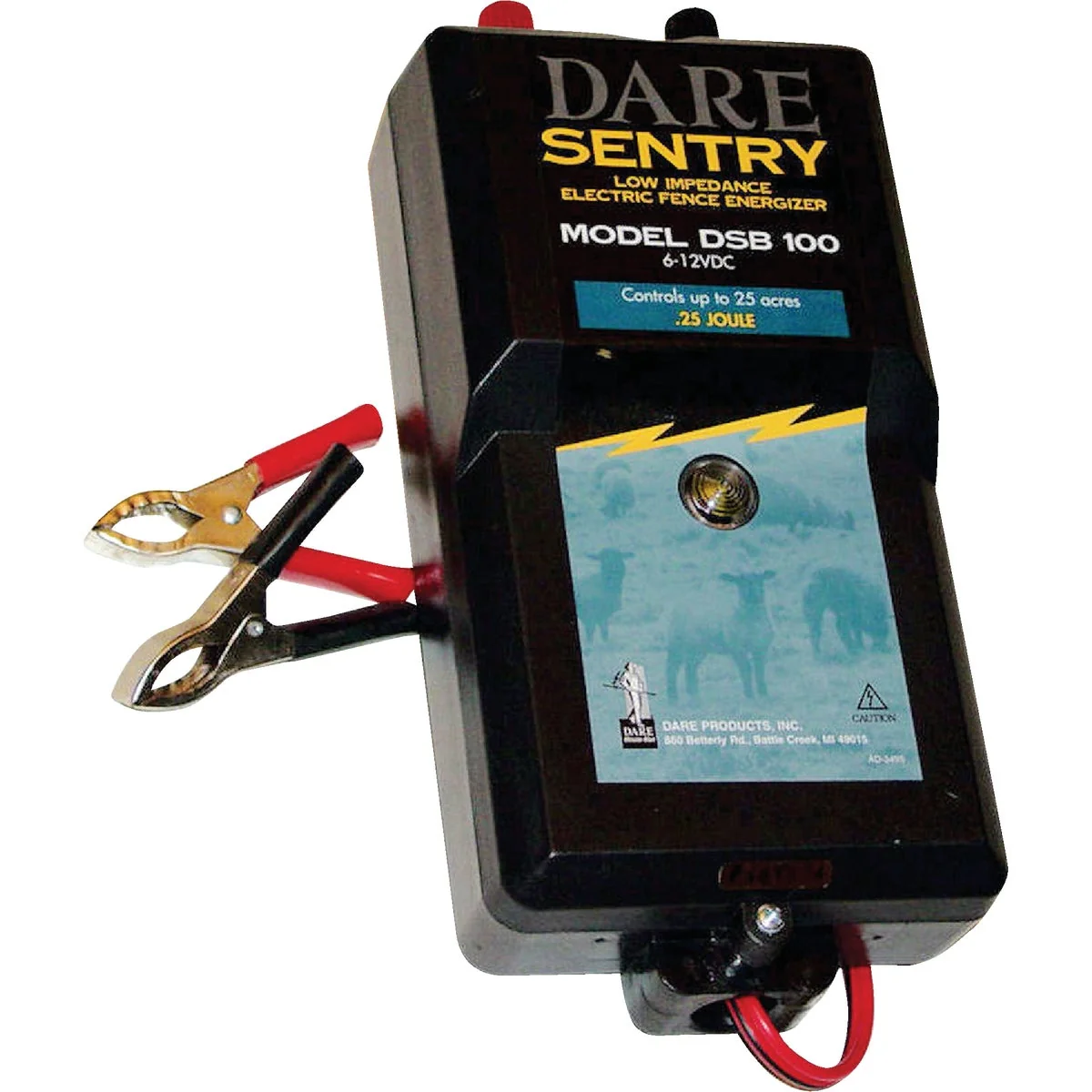 Consistent Dare Sentry 25-Acre Electric Fence Charger Premium Material