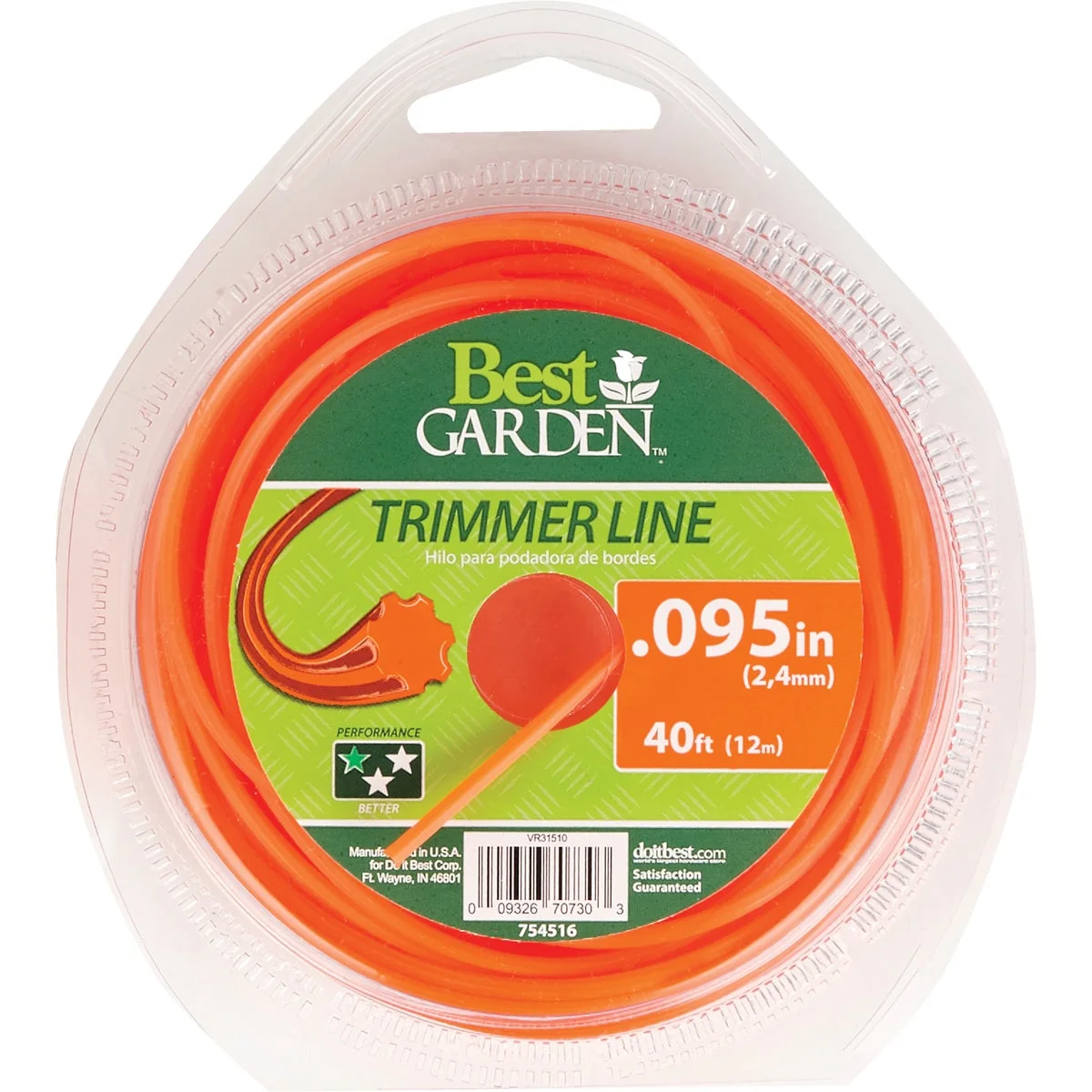 Safe Garden 0.095 In. x 40 Ft. Round Trimmer Line Advanced