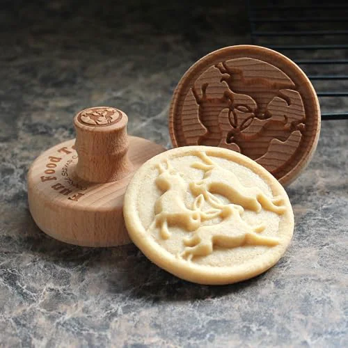 Soft Wood Cookie Stamp Artisan