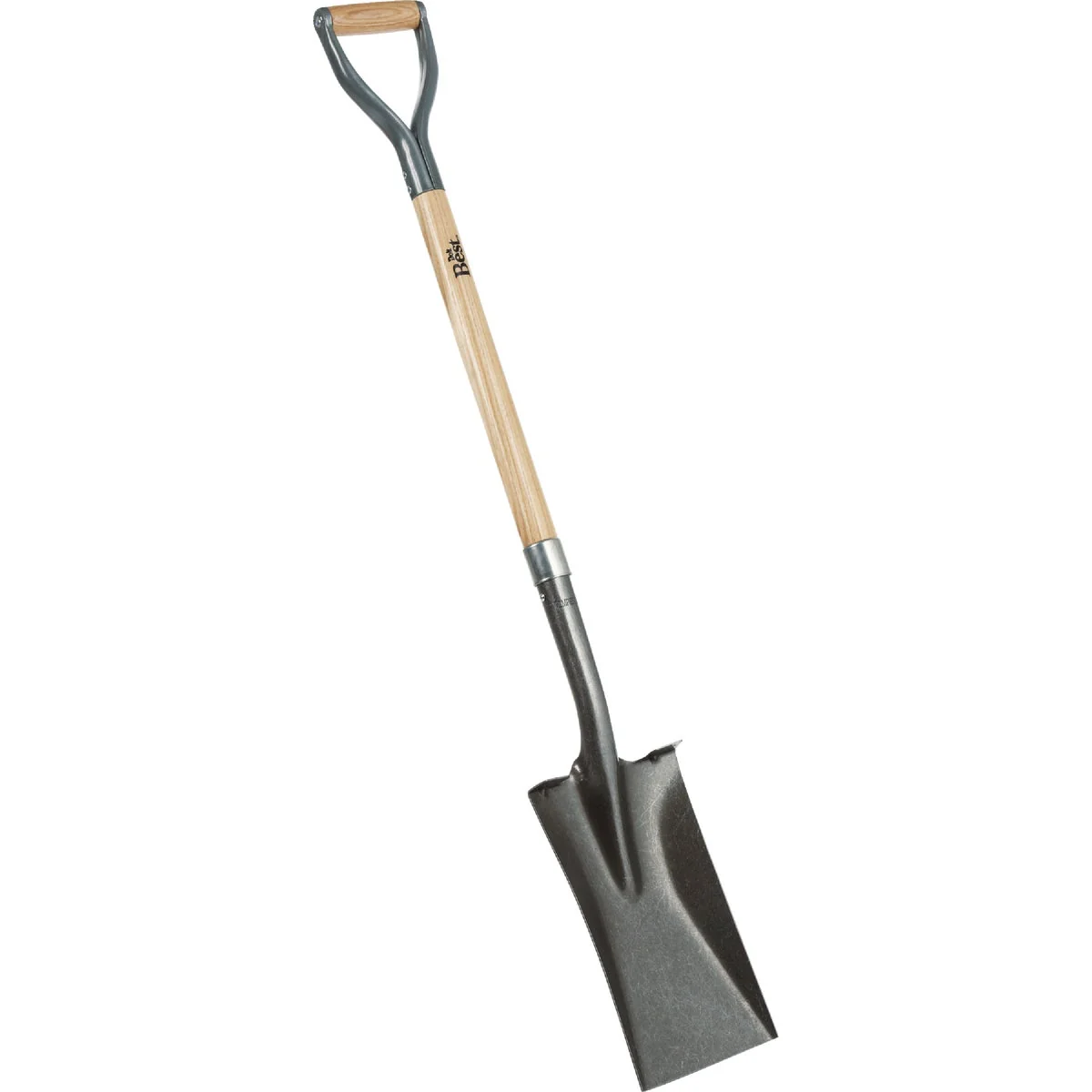 Genuine Do it 33 In. Wood D-Handle Square Point Garden Spade Smart