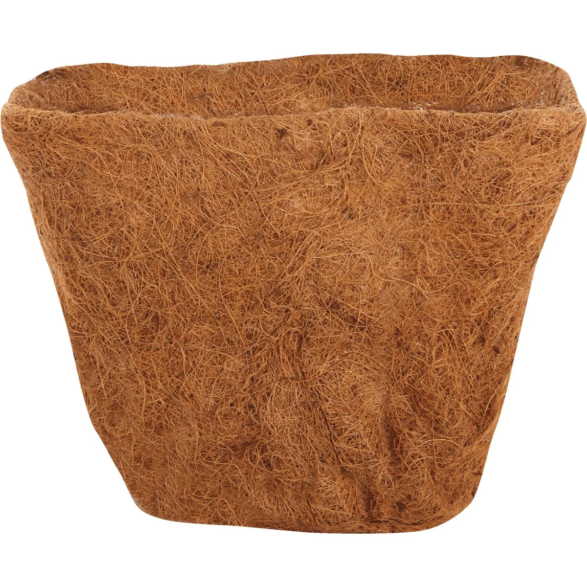 Outstanding Garden 14 In. W. x 14 In. L. x 8.3 In. D. Coconut Fiber Square Plant Liner Convenient