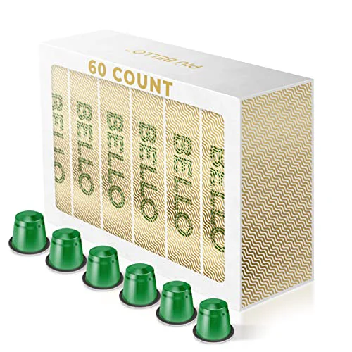 Specialty Blend Espresso Coffee Pods for Nespresso Machines 60 Count Fine