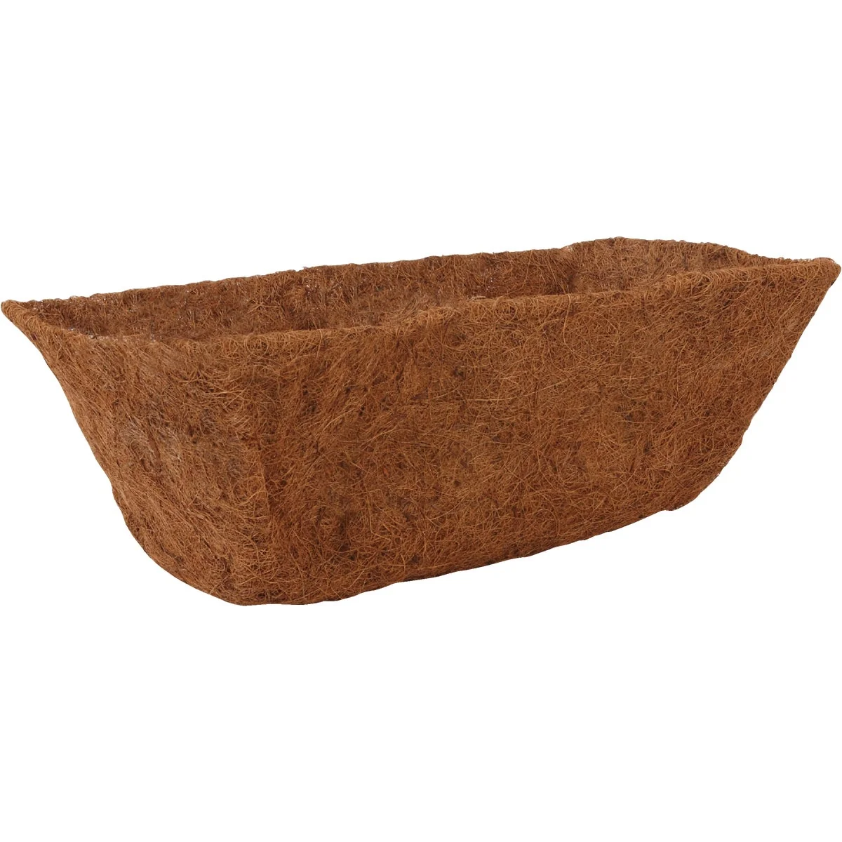 Easy-to-Use Garden 22 In. W. x 12 In. L. x 8.3 In. D. Coconut Fiber Rectangle Plant Liner Genuine