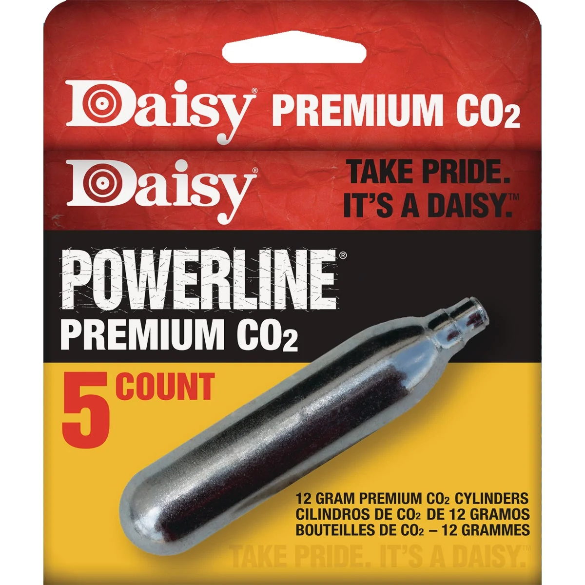 Organic Daisy 12g CO2 Cartridge 5-Pack Fine Crafted