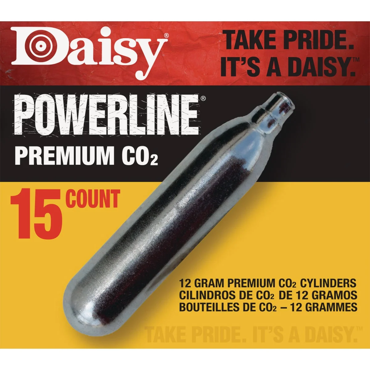 Eco-Friendly Daisy 12g CO2 Cartridge 15-Pack High-End