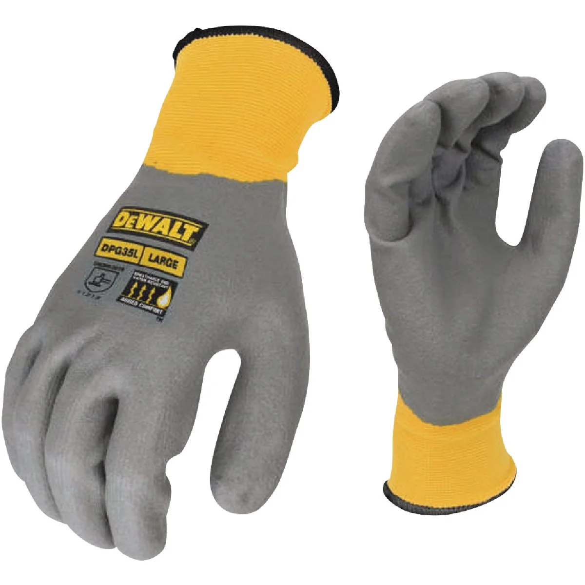 High-Grade DeWalt Men’s Large Full Dip Water-Resistant Breathable Work Glove Fashionable