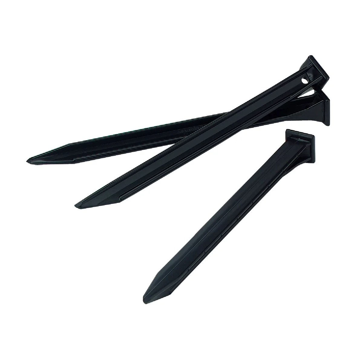 Proven Master Mark 10 In. HDPE Black Edging Stakes 3-Pack Solid