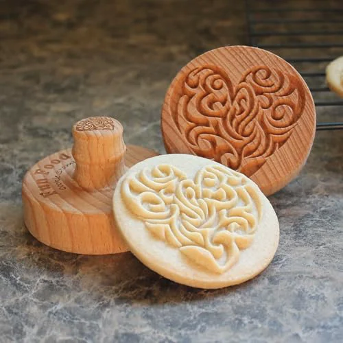 Authentic Wood Cookie Stamp Pure