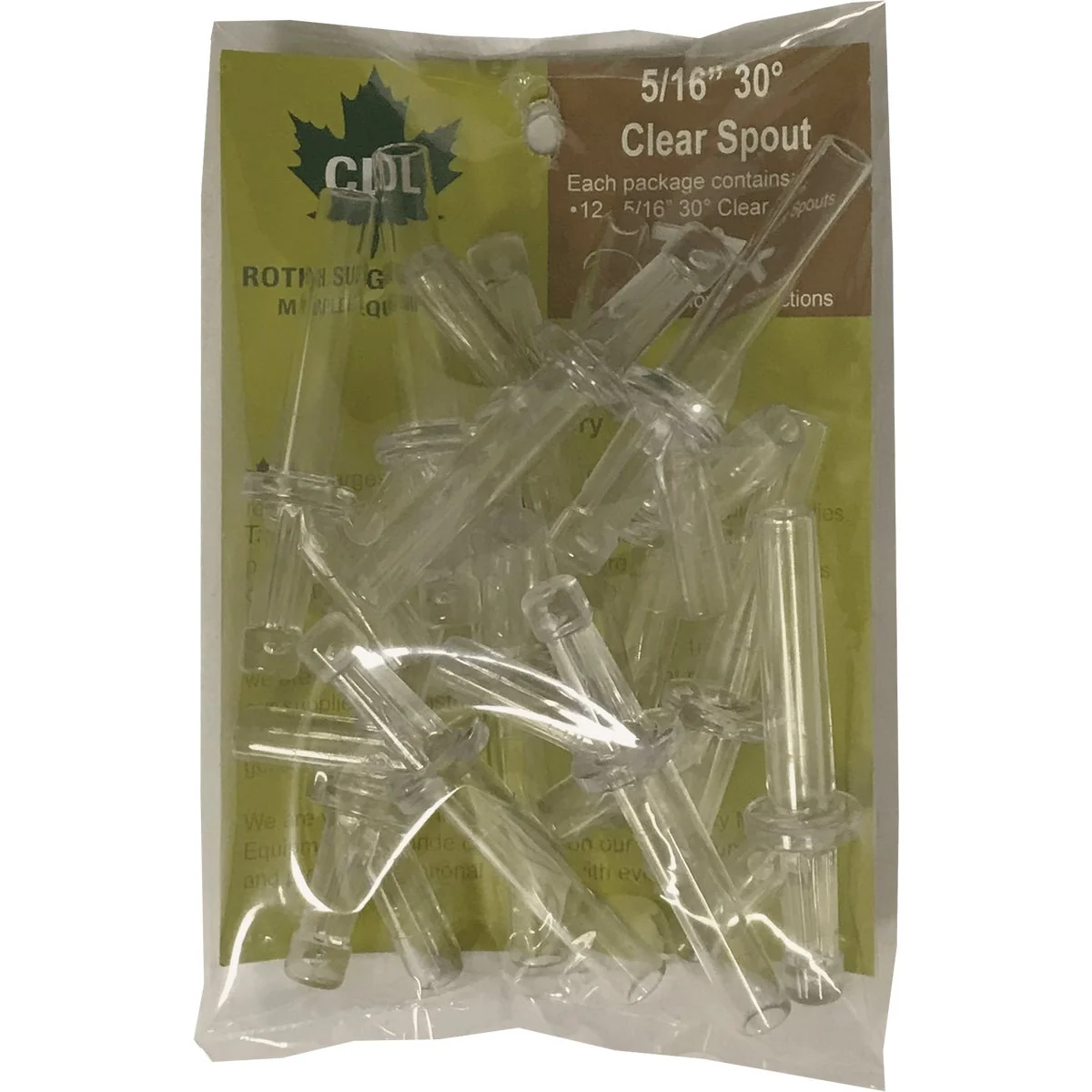 Functional CDL 5 16 In. Polycarbonate Maple Tubing Tap 12-Pack Dependable