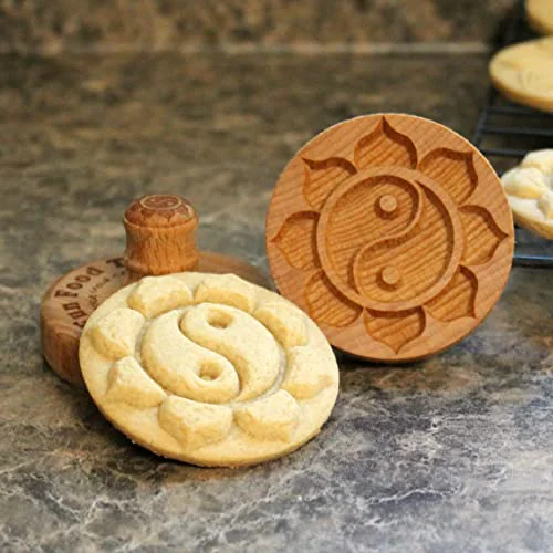 Breathable Wood Cookie Stamp Green