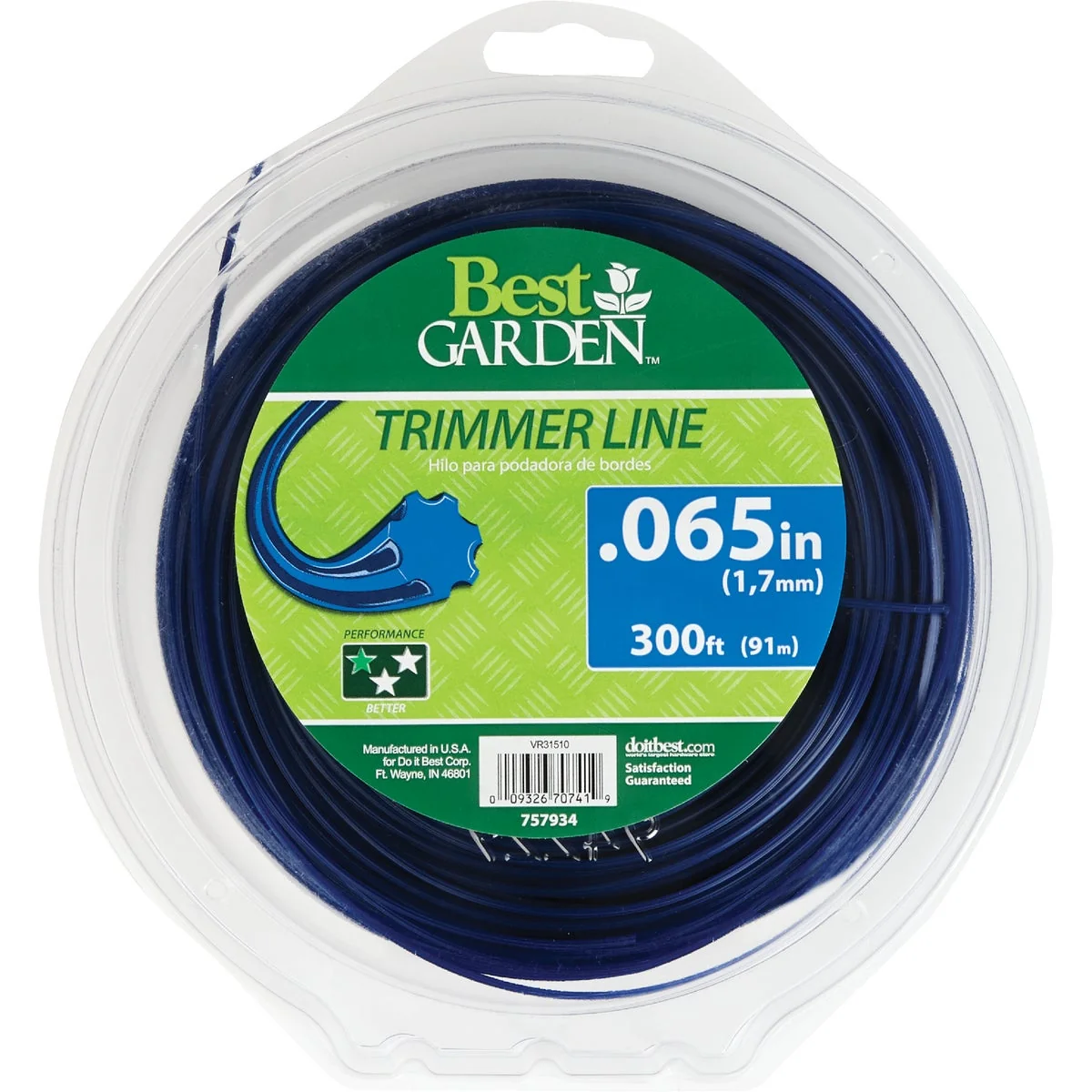Certified Garden 0.065 In. x 300 Ft. 7-Point Trimmer Line Elegant