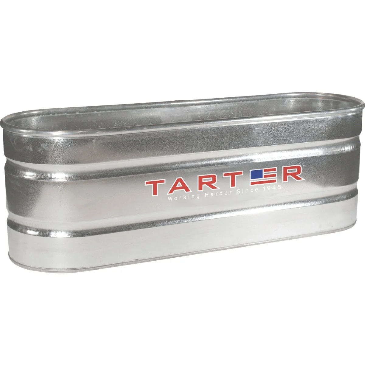Enhanced Tarter 169 Gal. Zinc-Coated Steel Galvanized Stock Tank Dependable