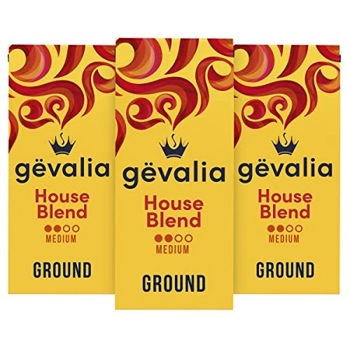 Secure House Blend Medium Roast Ground Coffee 12 oz Bag 36 Ounce Fine