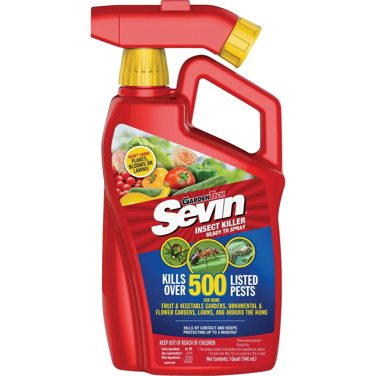 Effective Garden Tech Sevin 32 Oz. Ready To Spray Hose End Insect Killer Green