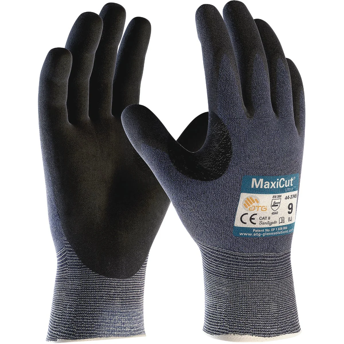 Breathable MaxiCut Ultra Men’s Large Nitrile Coated Glove High-End