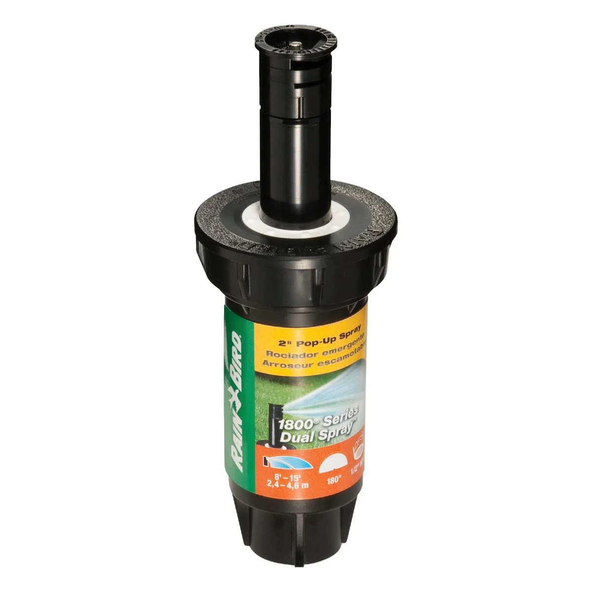High-Performance Rain Bird 2 In. Half Circle Dual Spray Pop-Up Head with Pressure Regulator Advanced