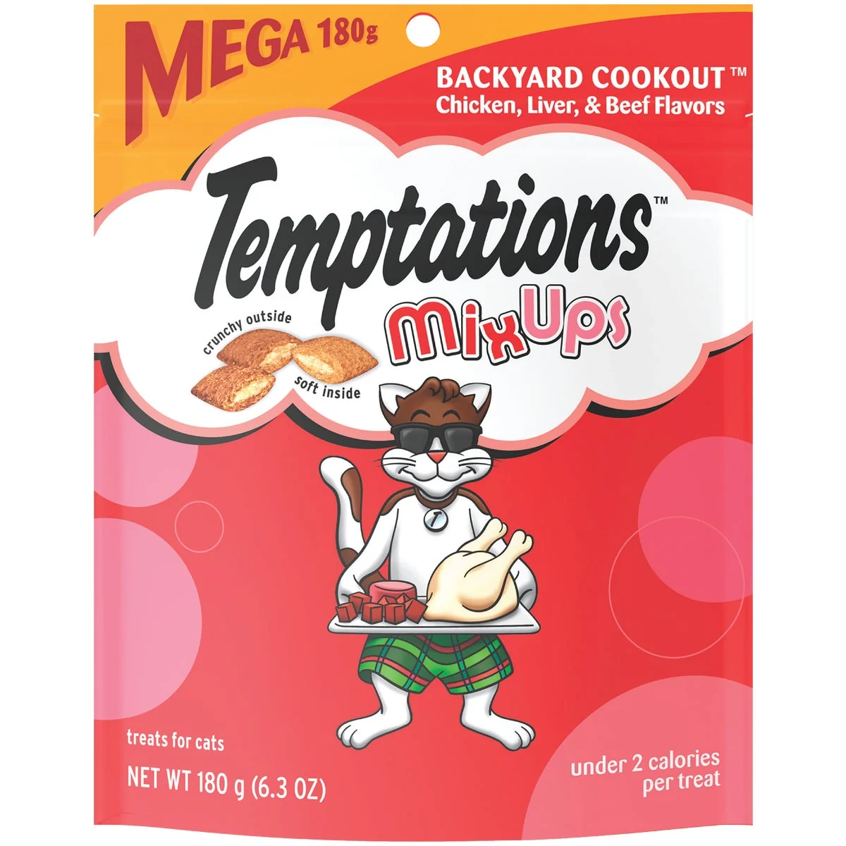 High-Grade Temptations Mix Ups Backyard Cookout 6.3 Oz. Cat Treats High-Performance