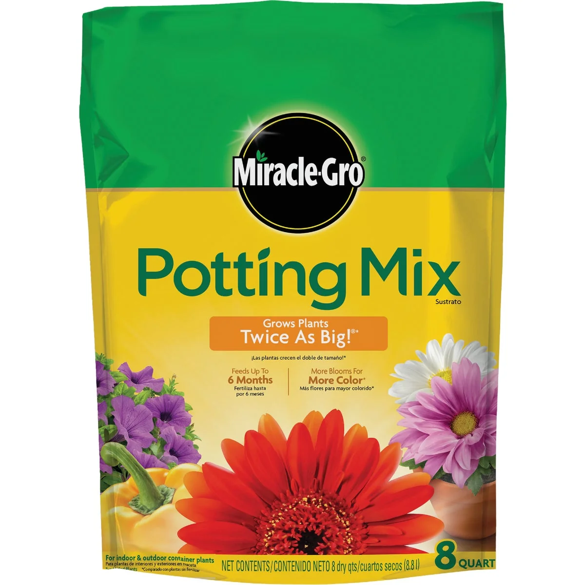 Premium -Gro 8 Qt. 6-1 2 Lb. All Purpose Indoor Outdoor Plants Potting Soil Superior