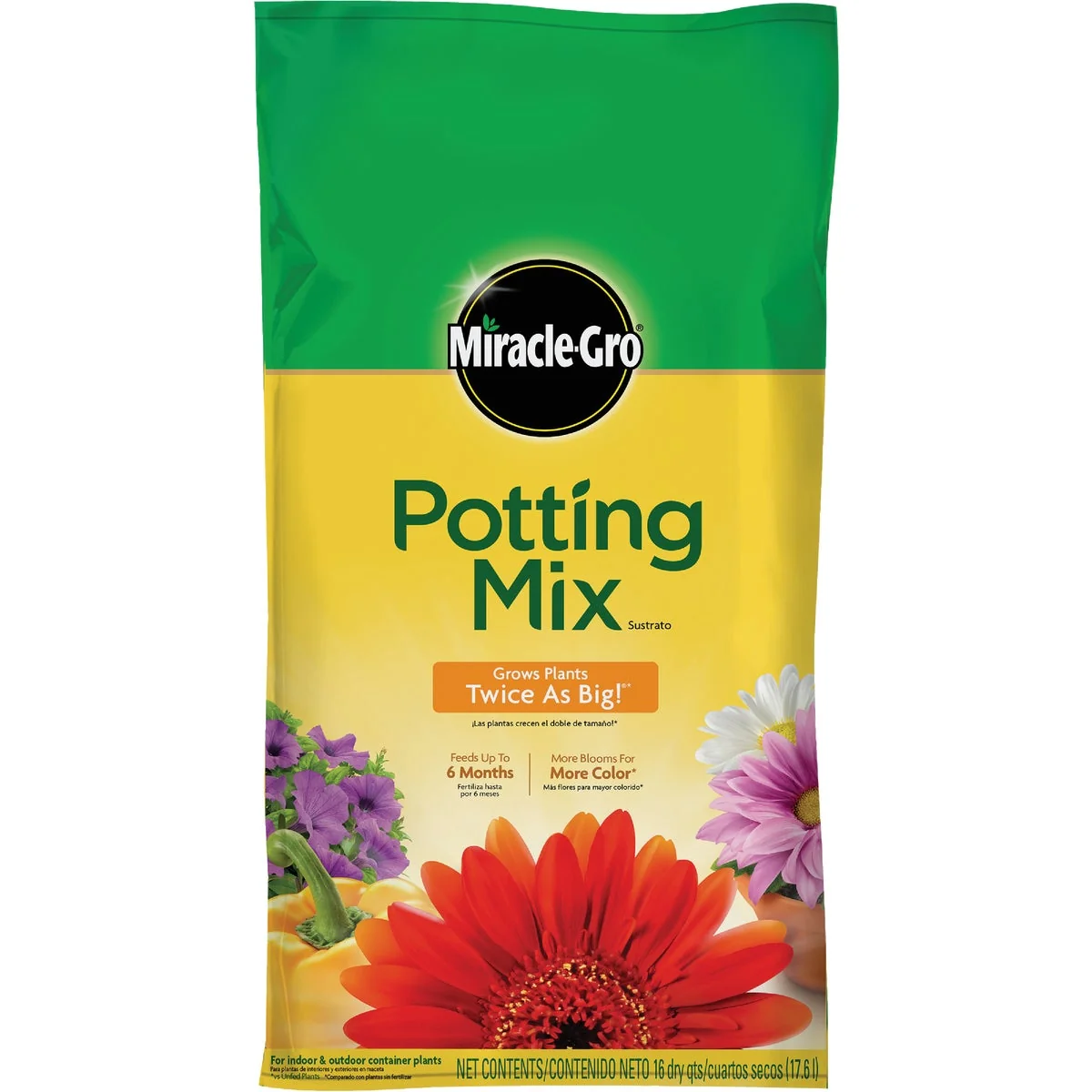 Minimalist -Gro 16 Qt. 13 Lb. All Purpose Indoor Outdoor Plants Potting Soil Recyclable