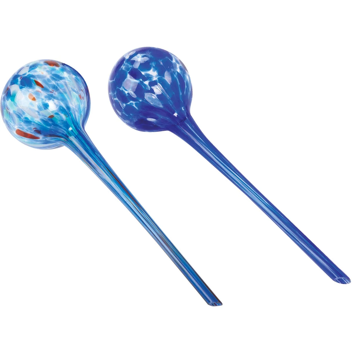 Sophisticated Garden Watering Globe Glass Waterer 2-Pack Refined