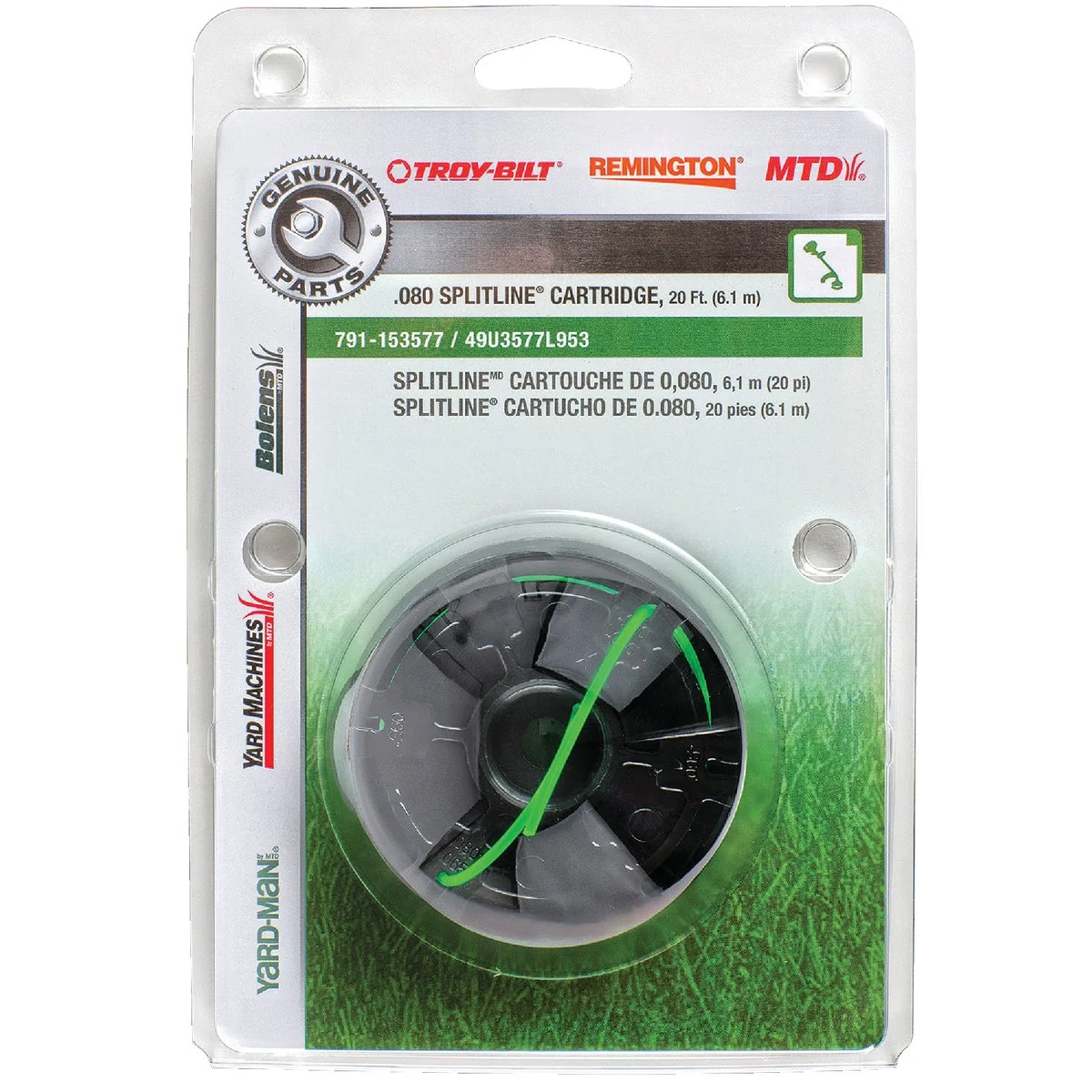 Trendy MTD SplitLine 0.080 In.x 20 Ft. Trimmer Line Solid