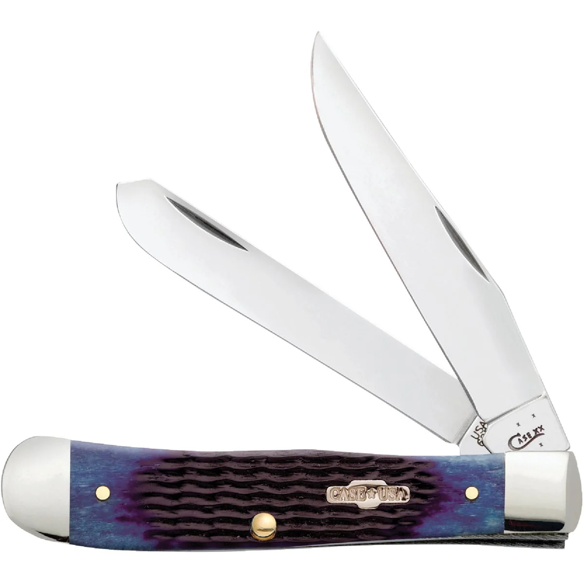 Expertly Made Case Blue Bone Rogers Trapper 3.25 In. 3.27 In. Folding Knife Eco-Friendly