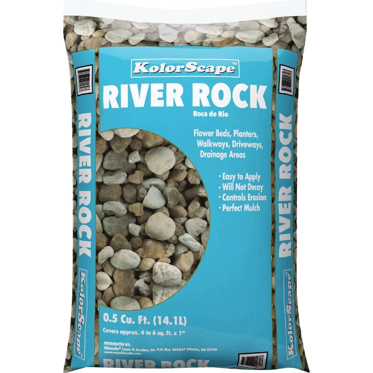 Stylish KolorScape 0.5 Cu. Ft. River Rock World-Class