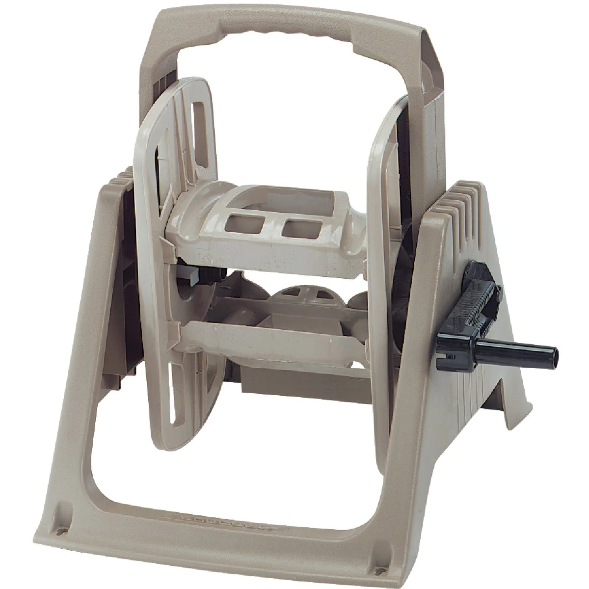 Powerful Suncast Hose Handler 100 Ft. x 5 8 In. Taupe Resin Hose Reel Long-Lasting