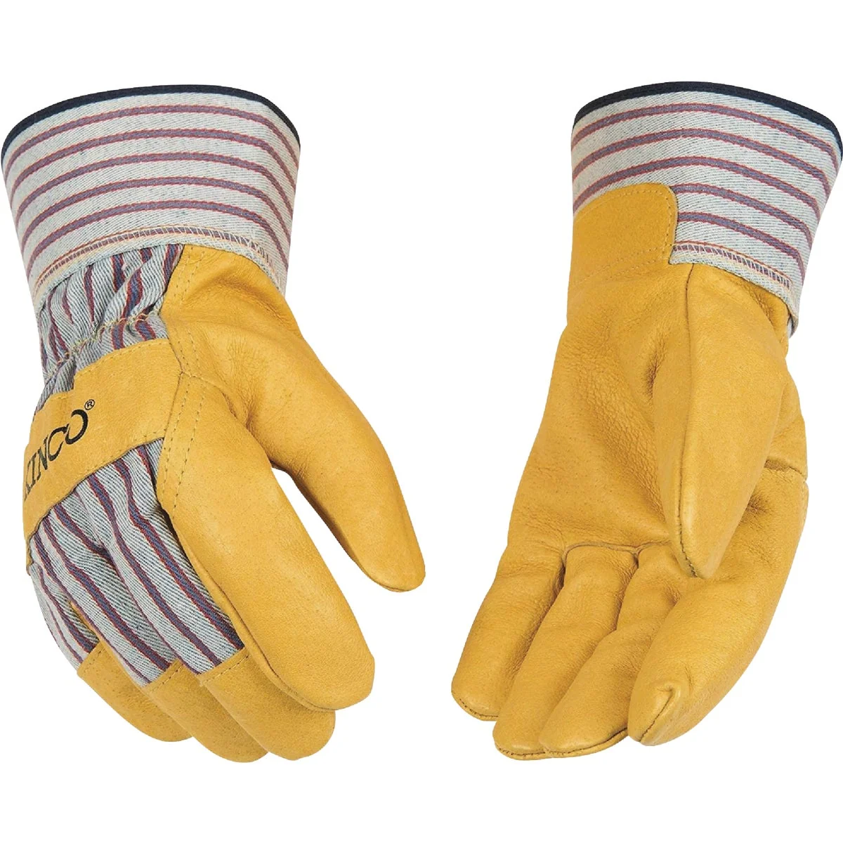 Smooth Kinco Men’s XL Golden Premium Grain Pigskin Palm Glove Detailed
