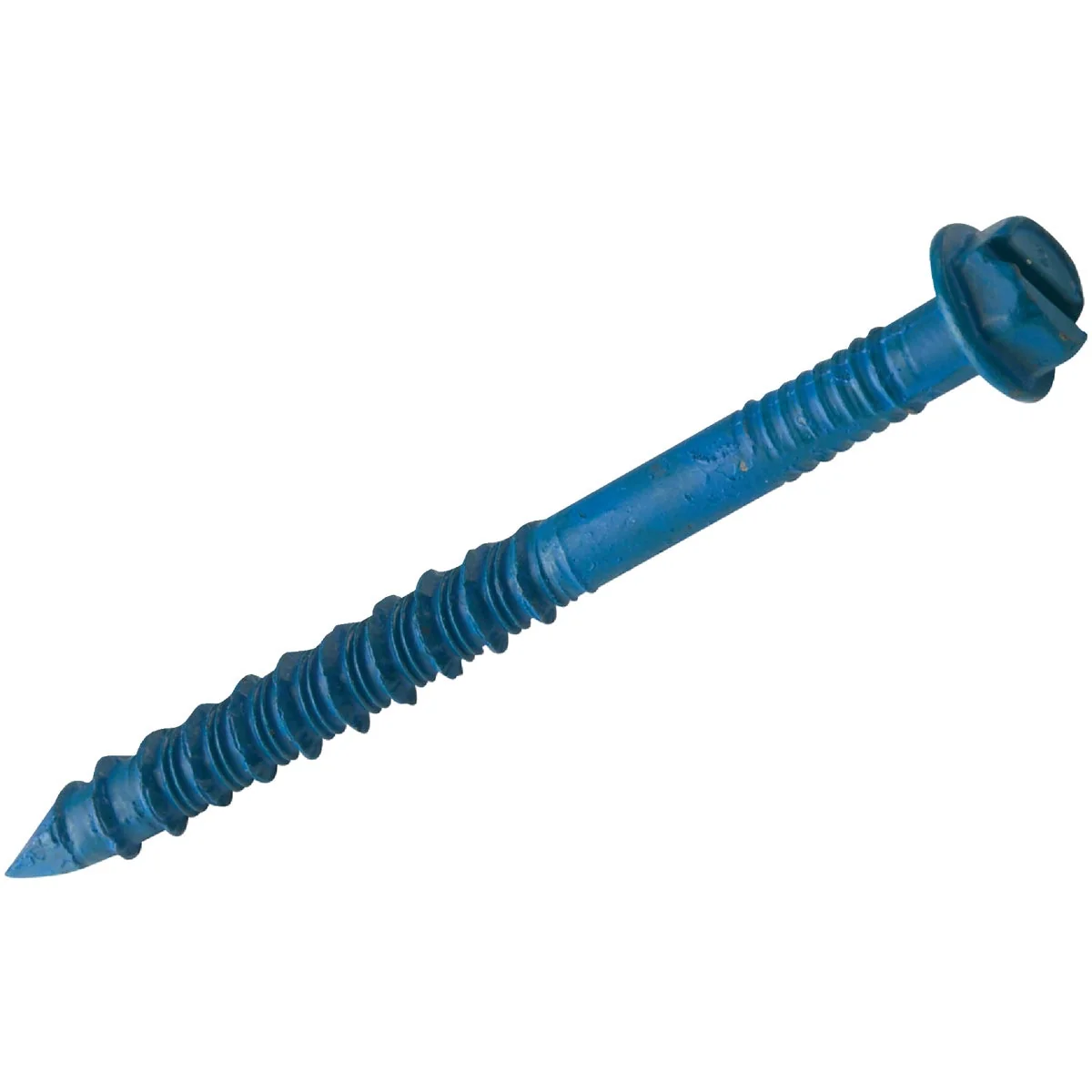 Flexible Tapcon 1 4 In. x 2-3 4 In. Slotted Hex Washer Concrete Screw Anchor 8 Ct. Top-Quality