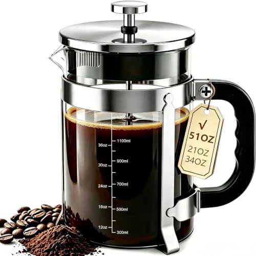 Verified French Press 51oz Luxury