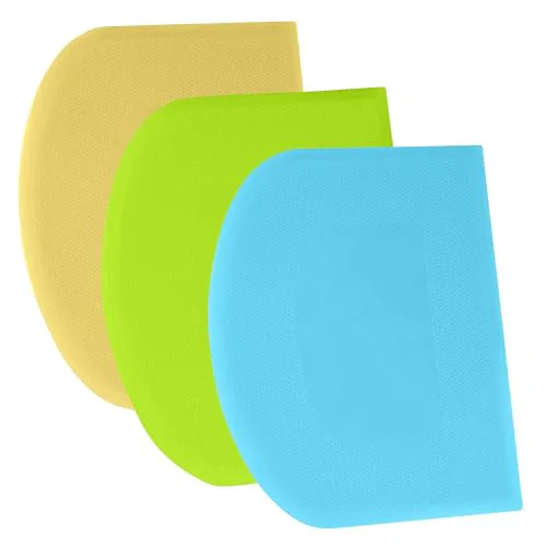 Enhanced Dough Scraper Bench Scraper 3 Count Casual