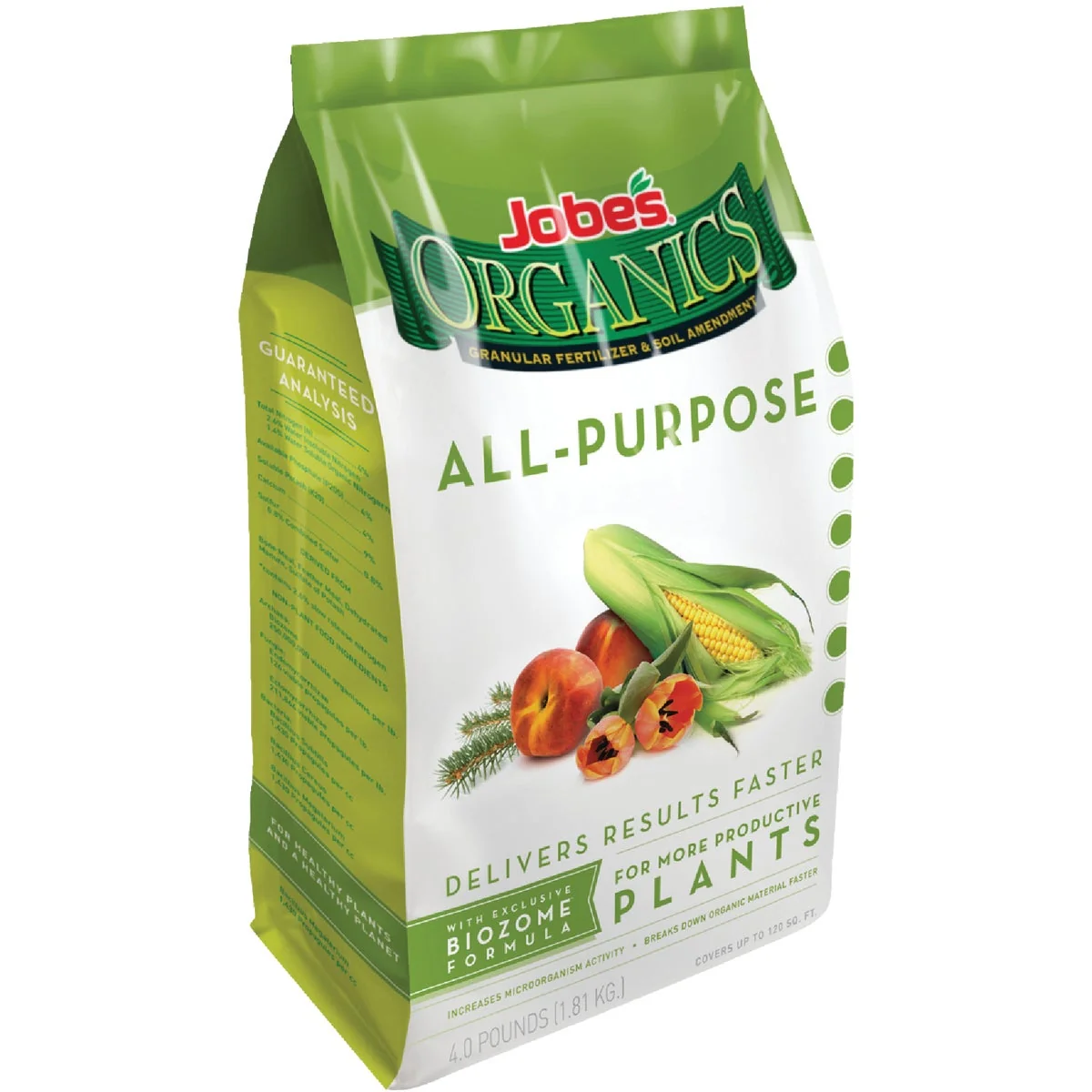Advanced Jobes Organics 4 Lb. 4-4-4 Dry Plant Food World-Class