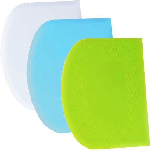 Fast Dough Scraper Bench Scraper 3 Count User-Friendly