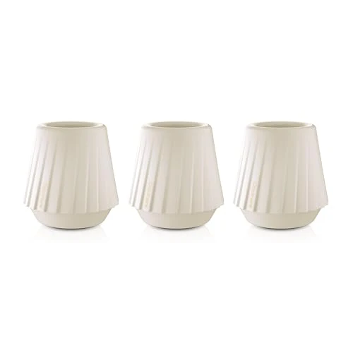 Lightweight KissCup Ceramic Espresso Cup Set of 3 Smooth