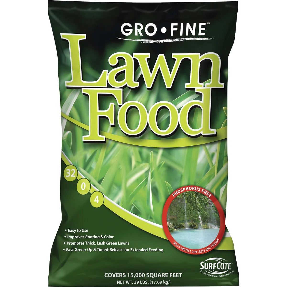 Verified Gro-Fine 39 Lb. 15 000 Sq. Ft. 32-0-4 Phosphorus Lawn Fertilizer Unique