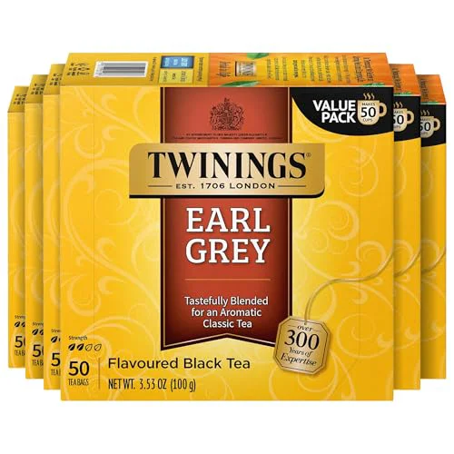 Exceptional Earl Grey Black Tea Individually Wrapped Bags 300 Count Green
