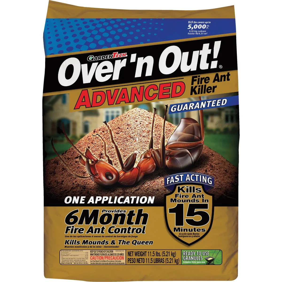 Elegant Over ‘n Out 11.5 Lb. Ready To Use Granules Fire Ant Killer Powerful