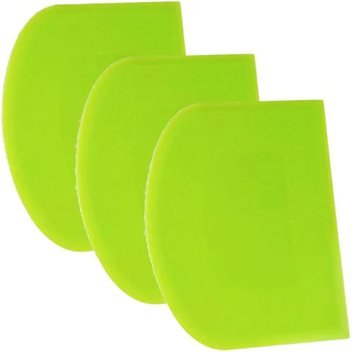 Crafted Dough Scraper Bench Scraper 3 Count Premium