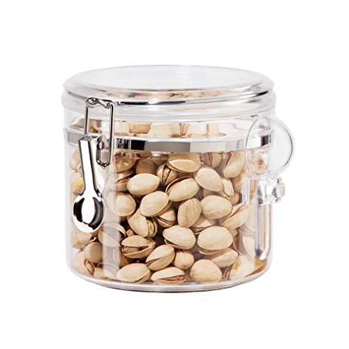 Fashionable Clear Canister Airtight 38oz Practical