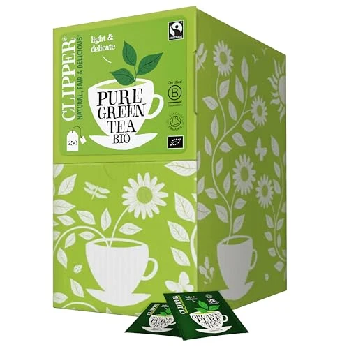 Smooth Clipper Organic Pure Green Tea 250 Count High-End