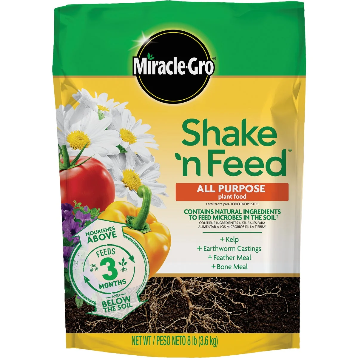 User-Friendly -Gro Shake N’ Feed 8 Lb. 12-4-8 All-Purpose Dry Plant Food Elegant