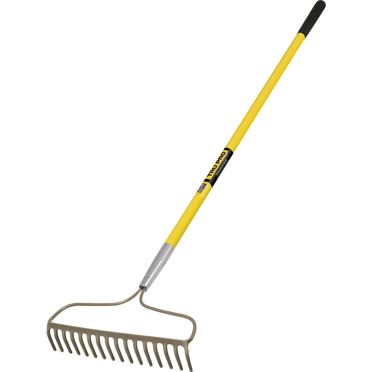 Comfortable Tru Pro 60 in. Forged Bow Rake 16 tines Fiberglass Handle Functional