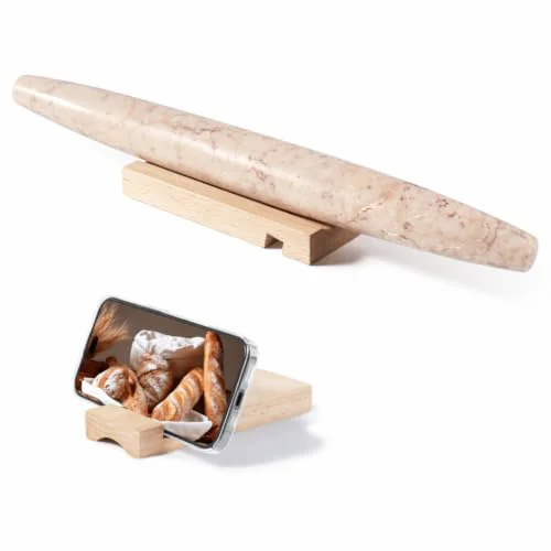 High-End Natural Marble Rolling Pin for Baking Premium